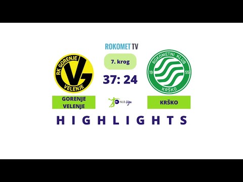 RK GORENJE VELENJE : RK KRŠKO (Vrhunci 7. kroga)