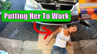 Putting Jen To Work - Honda 1.7L Piston Rings
