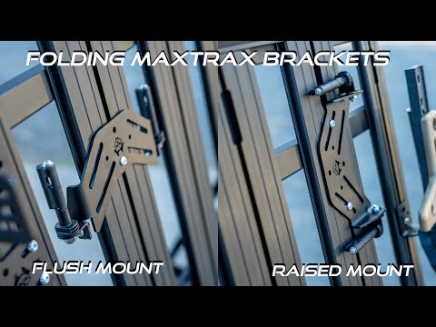 Universal Folding Roof Rack MaxTrax Mounts (Flush & Raised) How to Install