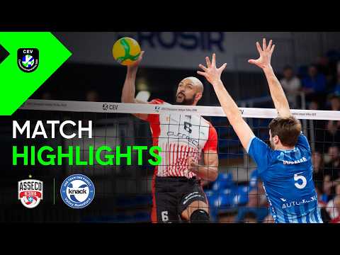 Highlights | Asseco Resovia Rzeszow vs. Knack ROESELARE | CEV Champions League Volley 2026 Men