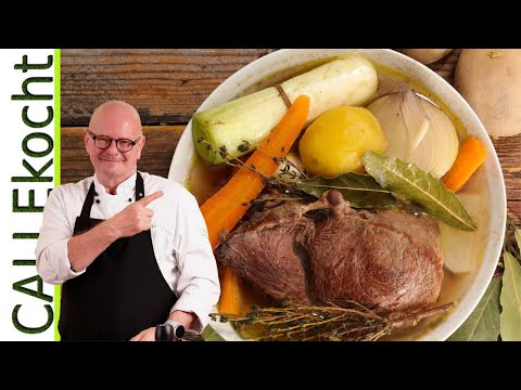 Zartes Rindfleisch in Meerrettichsoße zubereiten nach Oma's Rezept