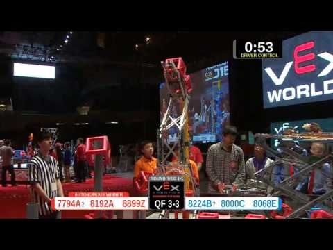 2015 VRC-MS Spir QF3-3 -  (7794A 8224B) 90-Spirit Div-VRC Middle School-VEX Worlds 2015