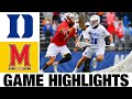 #2 Duke vs #7 Maryland Highlights (Quarterfinal) | 2024 NCAA Men's Lacrosse Championships