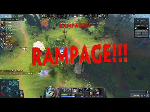 Slark - DOTA 2! Rampage, Almost 50 kills.(Full Match)