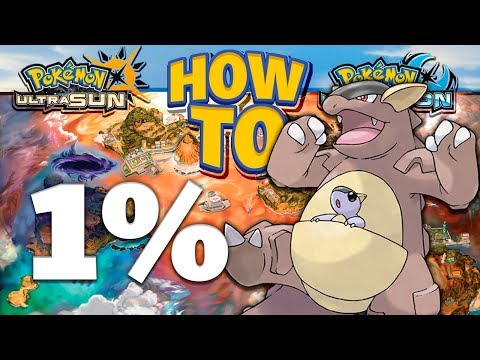 HOW TO GET 1% Kangaskhan in Pokemon Ultra Sun and Moon