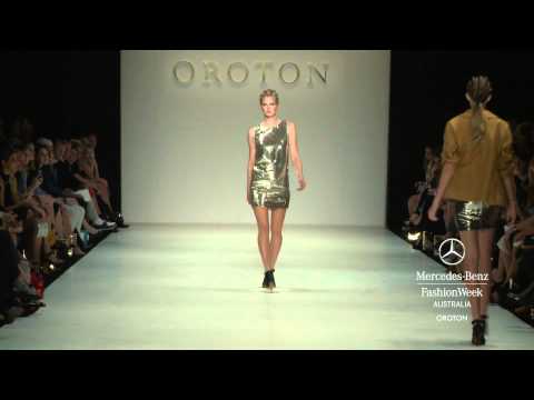 OROTON - MERCEDES-BENZ FASHION WEEK AUSTRALIA SPRING SUMMER 2012/13 COLLECTIONS