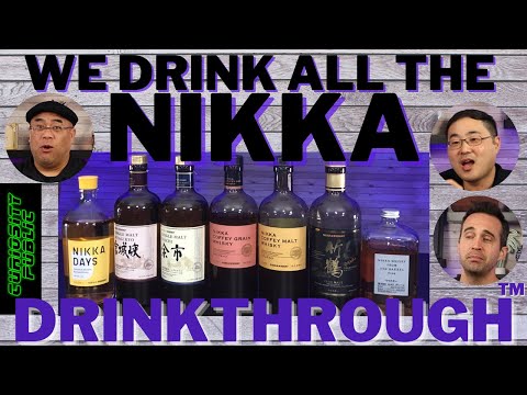 We Drink all the Nikka whisky | Nikka Drinkthrough (tm) | Curiosity Public