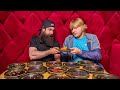 TRYING TO BREAK PADDY THE BADDY S WING EATING RECORD AND PADDY TURNS UP BeardMeatsFood