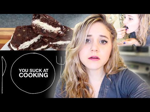 I Made YOU SUCK AT COOKING's Chocolate Cake Sandwiches