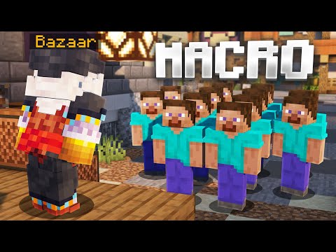 This is the most advanced bazaar macro I’ve ever seen… | HYPIXEL SKYBLOCK