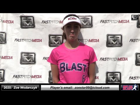 2025 Zoe Wodarczyk Shortstop and Catcher Softball Player Skills Video - Norcal Blast