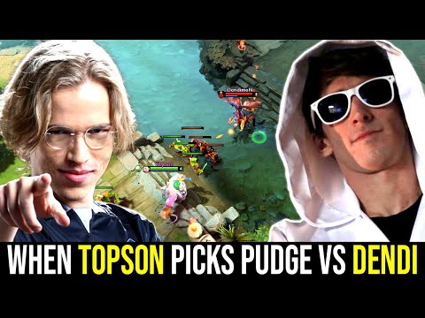 THIS IS WHAT HAPPENS WHEN YOU PICK PUDGE vs LEGENDARY BUTCHER DENDI - EPIC MID BATTLE - Dota 2