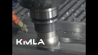 Frezowanie aluminium na BFN Linear głowica 50mm