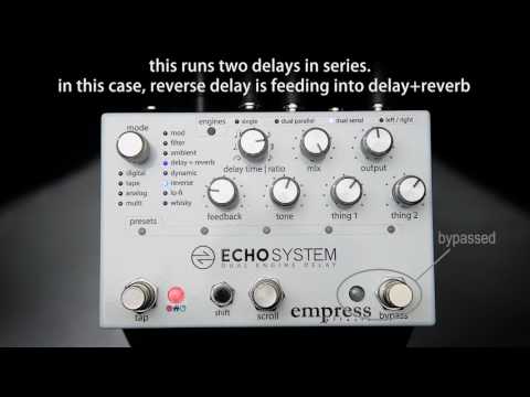 Echosystem Dual Engine Delay Pedal