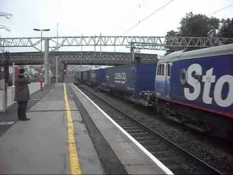 92017 Bart The Engine hauling The Tesco Express at Stafford, 4S43 Daventry - Mossend (16/07/2011)