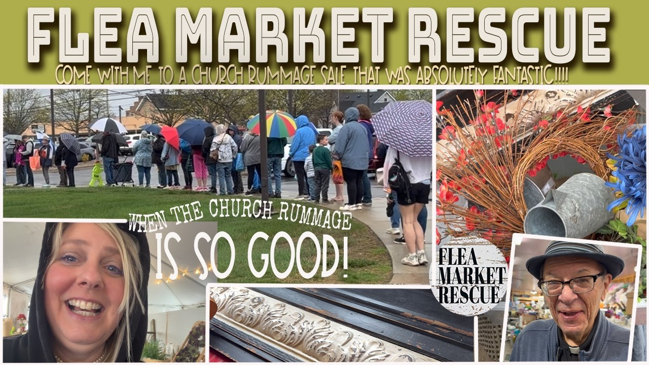 COME SHOP THIS AMAZING CHURCH RUMMAGE SALE WITH ME FOR THRIFTED FINDS!