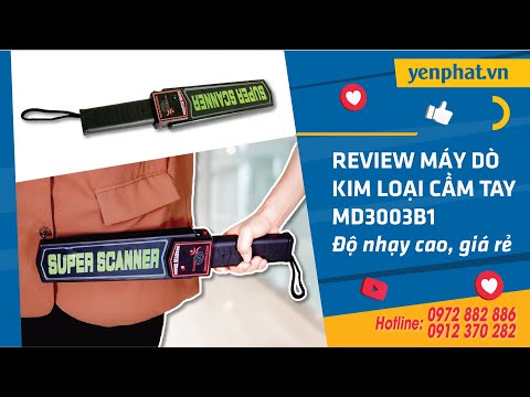 Review máy dò kim loại cầm tay MD 3003B1