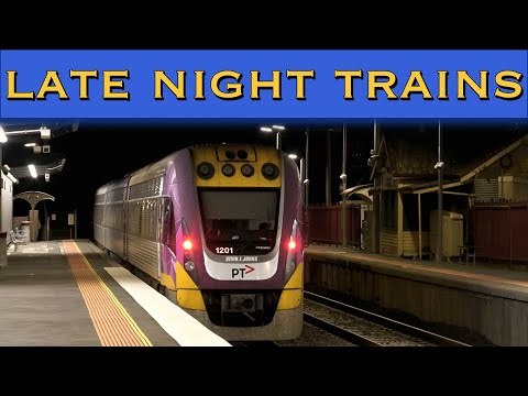 [4K!] Late night trains at Donnybrook