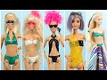 DO IT YOURSELF BARBIE SUMMER COLLECTION How To Make Doll Clothes As Swimsuit