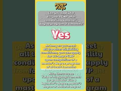 Post Graduation Work Permit FAQs | PGWP Canada #PGWP