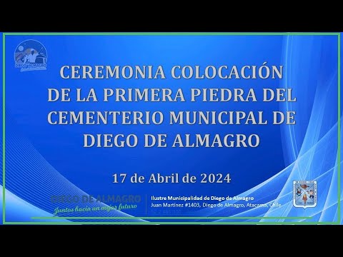 Ceremonia 1ra Piedra Cementerio IMDA [2024-04-17]