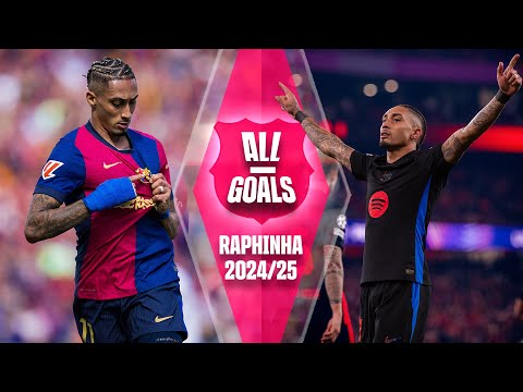 🔥 ALL of RAPHINHA's GOALS this 2024/25 SEASON | FC BARCELONA 🔵🔴