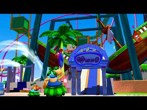 Super Mario Sunshine (3D All-Stars)  Pinna Park - Red Coins of the Pirate Ships
