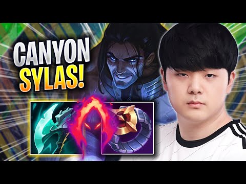 CANYON LITERALLY GOD MODE WITH SYLAS! - DK Canyon Plays Sylas JUNGLE vs Kayn! | Season 2023
