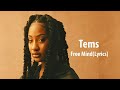Tems - Free Mind(Lyrics Video)