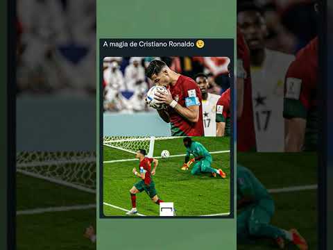 A magia de Cristiano Ronaldo 😉 #shorts
