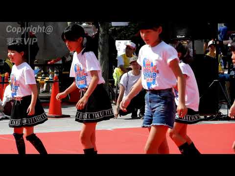 4K 女子小学生 私服ダンス @守谷祭り - えちえちYouTube