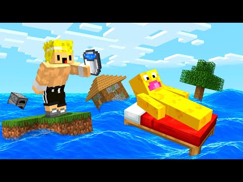 I trolled my friend by FLOODING his entire Minecraft world...