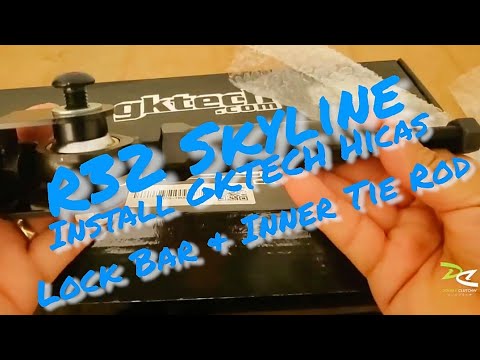 R32 Skyline - HICAS Delete - GKTECH Lock Bar and Hicas Toe End Install.