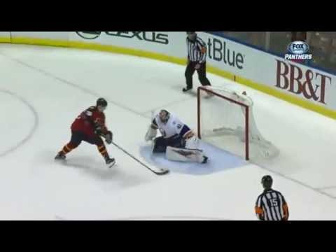 Aleksander Barkov scores unreal shootout goal on Halak