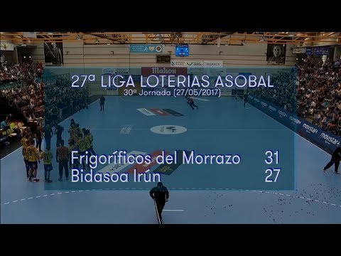 LIGA LOTERIAS ASOBAL J30 Frigoríficos del Morrazo - Bidasoa Irún 31 - 27
