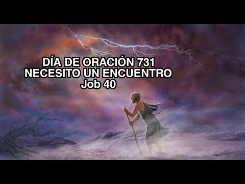 Job 40 - DÍA DE ORACIÓN 731 – NECESITO UN ENCUENTRO