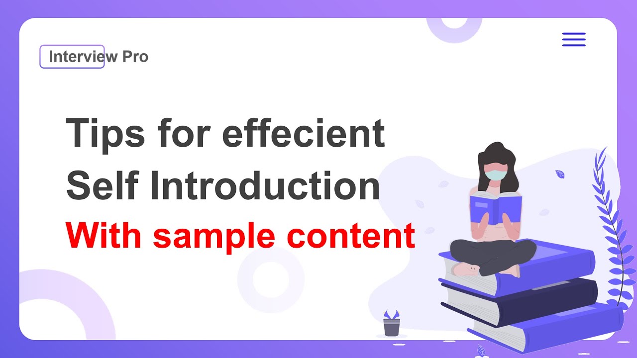 INTERVIEW PREP | Self Introduction explained in 5 minutes-Tell me about yourself | Sample content