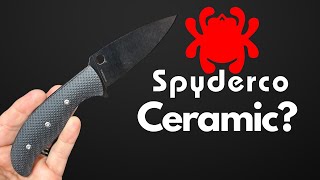 Spyderco MT40 Ceramic Fixed Bade Review