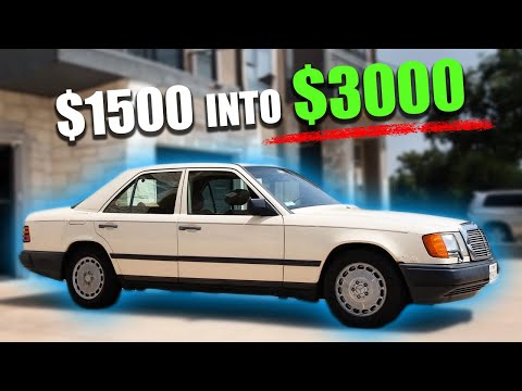 How I Easily Doubled my Profit $$$ | W124 1986 Mercedes 300D Flip Restoration