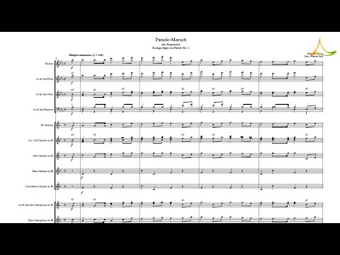 Parademarsch Nr. 1 des Regiments Königs-Jäger zu Pferde (Richard Strauss, Instr. Manuel Epli)