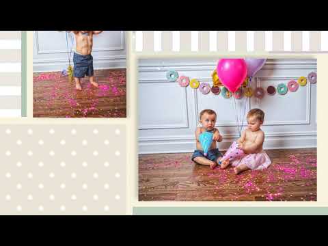 Twins 1st Birthday Cake Smash: The Hogan Twins!