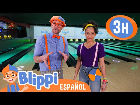 Blippi y Meekah y la competencia de bolos | Blippi Español | Videos educativos para niños