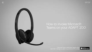 Download lagu How to invoke Microsoft Teams on your ADAPT 200 mp3