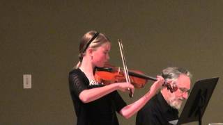 EMMA AT THE VIOLIN PLAYS INFANT PAGANINI BY EDWARD  MOLLENHAUER.LEO MARCUS, PIANO