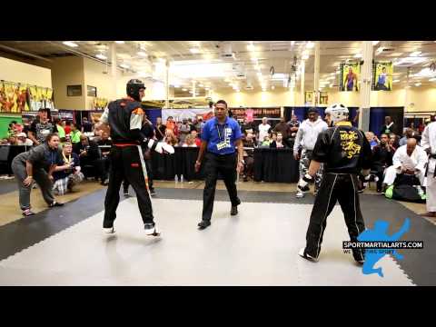 Jake Haromszeki vs Gabriele Rao - Mens Sparring - Kumite Classic 2014