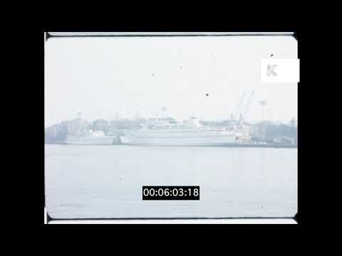 Helsinki Docks, 1960s, 1970s, Finland from 16mm