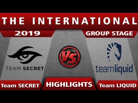 Group Stage - Team Secret vs Team Liquid The International 2019 Highlights Game 2