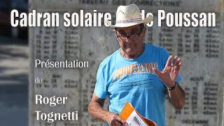 preview picture of video 'Présentation du cadran solaire de Poussan par Roger Tognetti     6' 55'