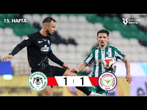 Konyaspor (1-1) Çaykur Rizespor - Highlights/Özet | Trendyol Süper Lig - 2025/26