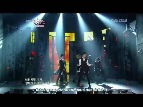 [REAL Vietsub] [Anti JYJ fans] 110107 DBSK - Why (Keep Your Head Down!) - Music Bank Comeback Stage